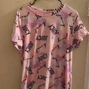 Juicy Couture Pink and Purple Logo nightgown